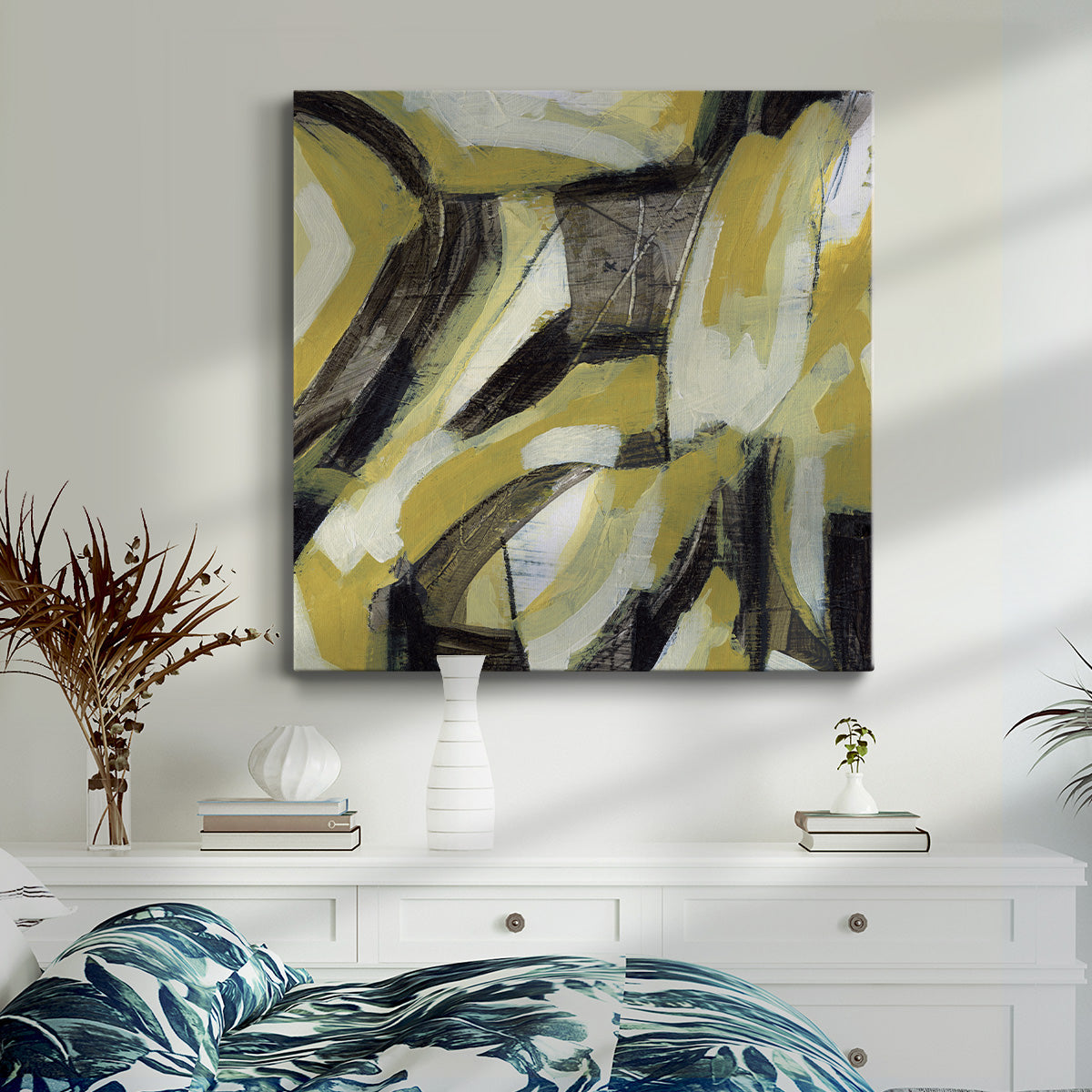 Citron Rhythm II - Canvas Art Print