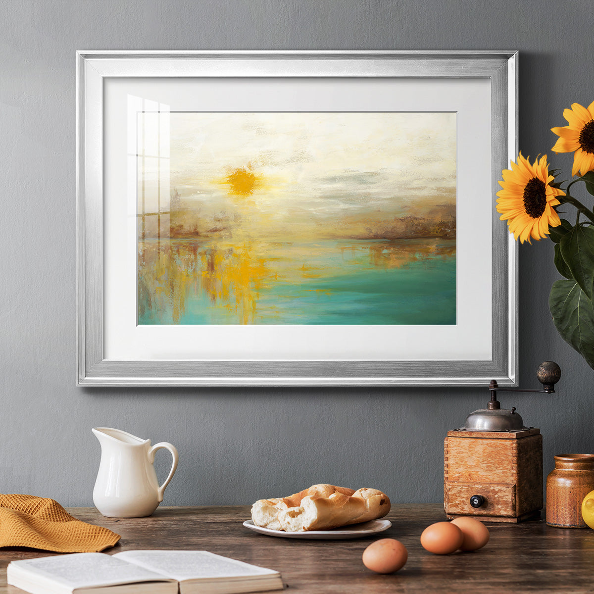 Last Day of Summer  - Modern Framed Art Print