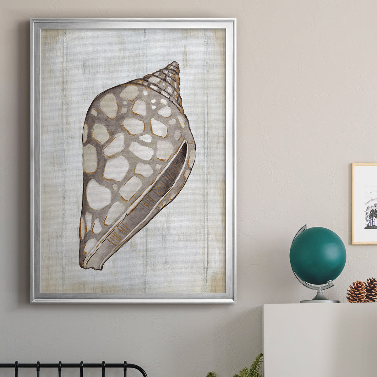 Ocean Cone I - Modern Framed Canvas Print