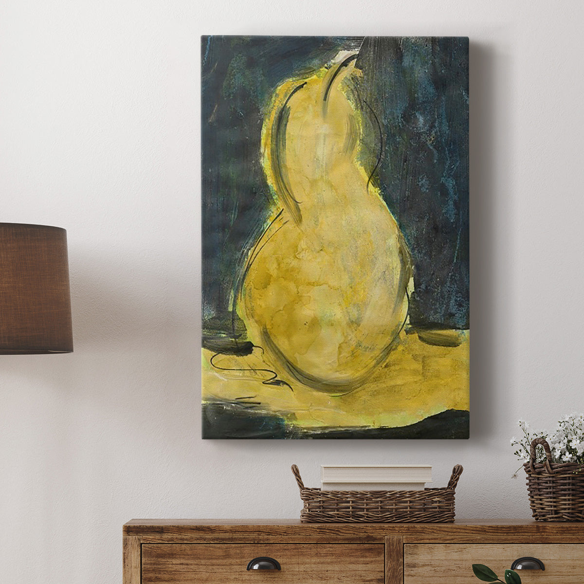 Urban Pear II Premium Gallery Wrapped Canvas - Ready to Hang