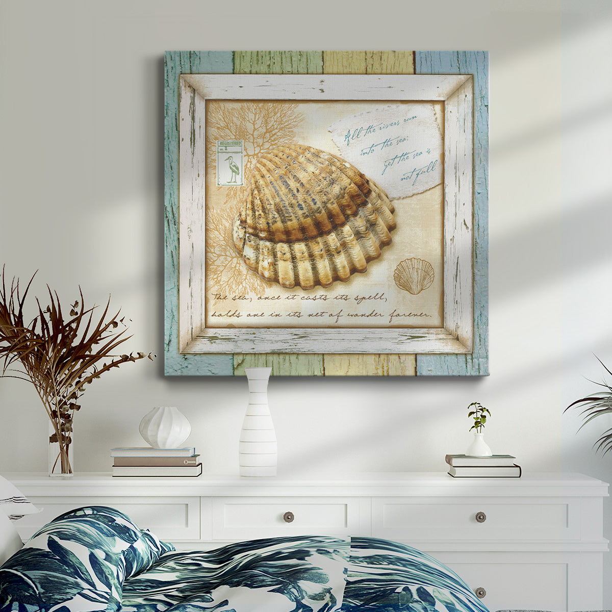 Sea Treasures V-Premium Gallery Wrapped Canvas - Ready to Hang