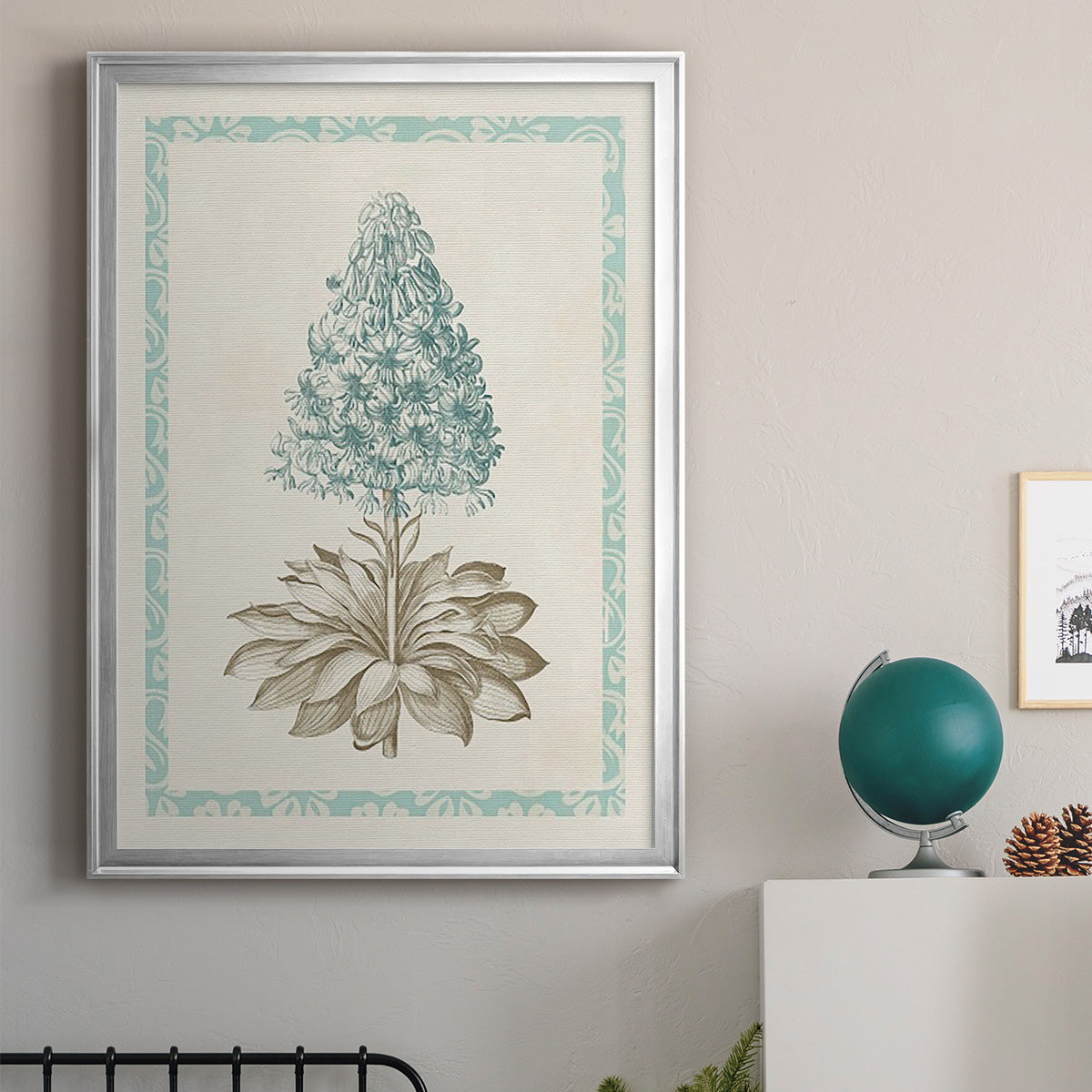 Willow Blue Besler VI - Modern Framed Canvas Print