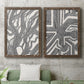 Dots and Dashes I - Premium Framed Canvas 2 Piece Set - Ready to Hang