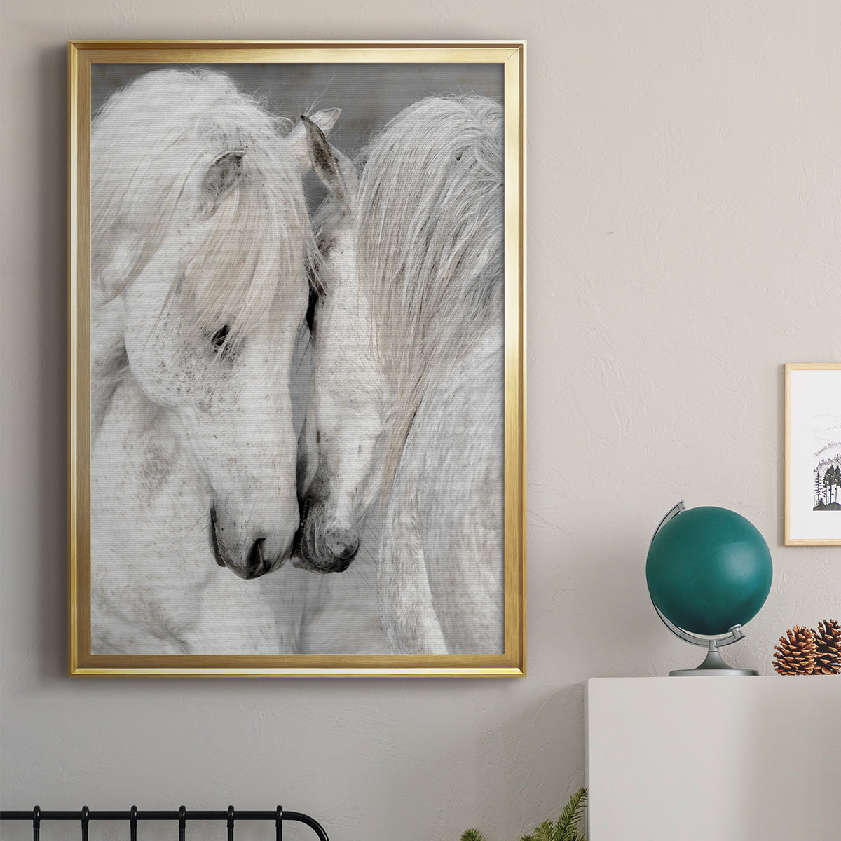 Affection II - Modern Framed Canvas Print