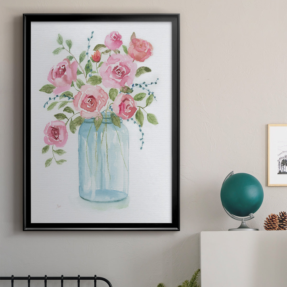 Adorable I - Modern Framed Canvas Print