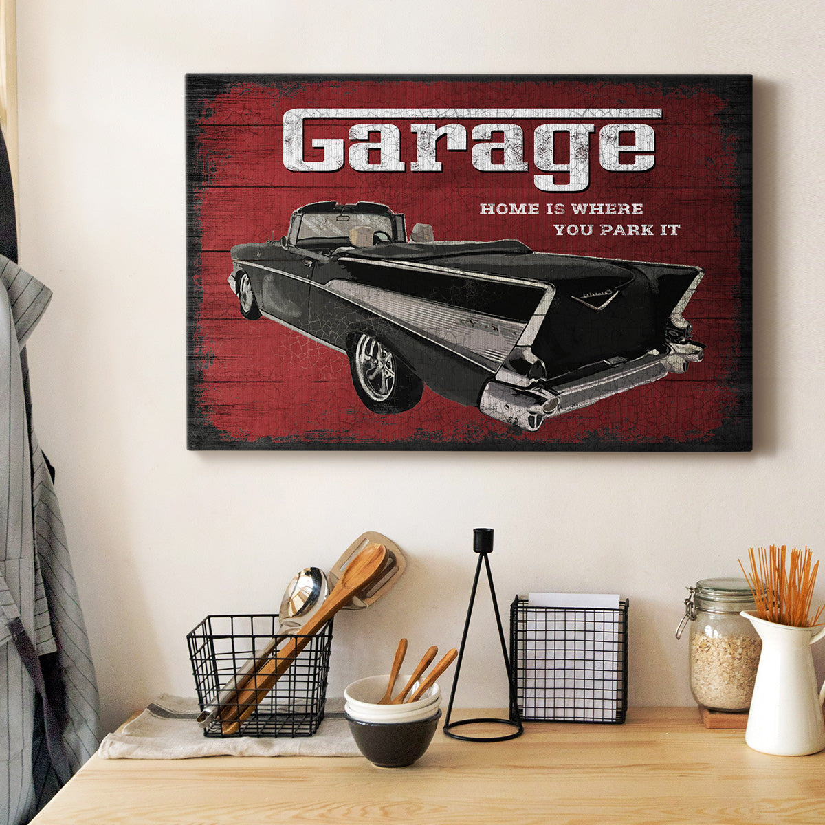The Garage - Canvas Art Print