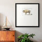 White Buffalo Premium Framed Print Double Matboard