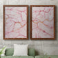 Rose Marble I - Premium Framed Canvas 2 Piece Set - Ready to Hang