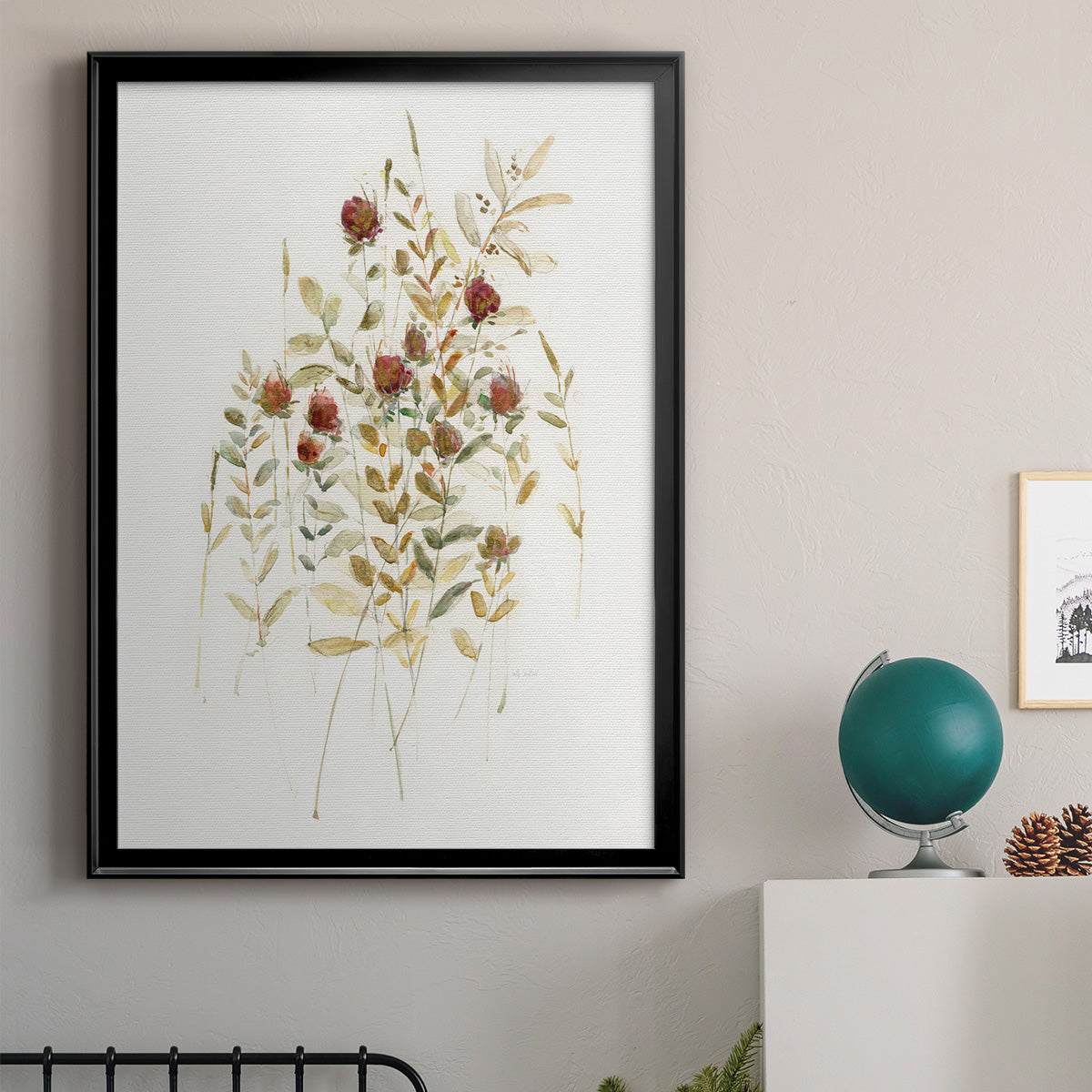 Wildflower Breeze I - Modern Framed Canvas Print