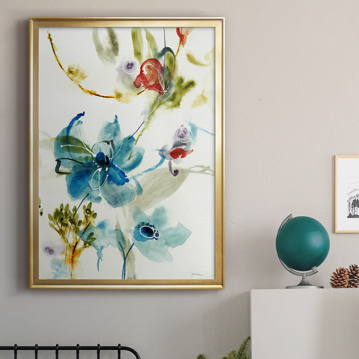 Color Of Summer I - Modern Framed Canvas Print