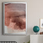 Red Ochre Abstract II - Modern Framed Canvas Print