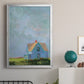 Blue Cape - Modern Framed Canvas Print