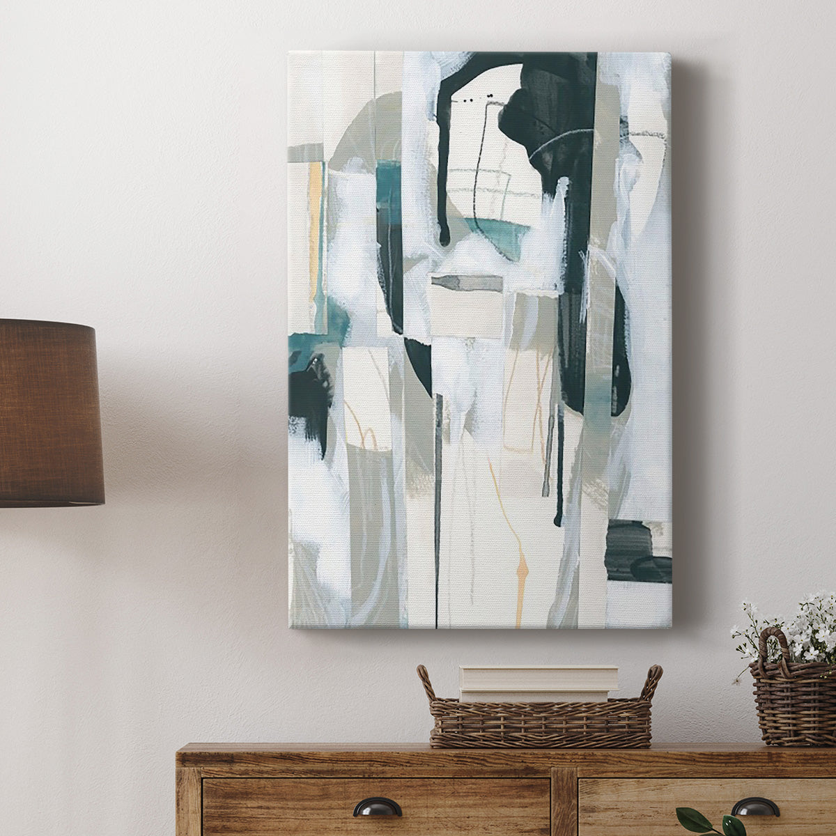 Sea Cavern Strata II Premium Gallery Wrapped Canvas - Ready to Hang