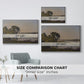 Landscape with a River, 1892 - Floater Framed Canvas Print