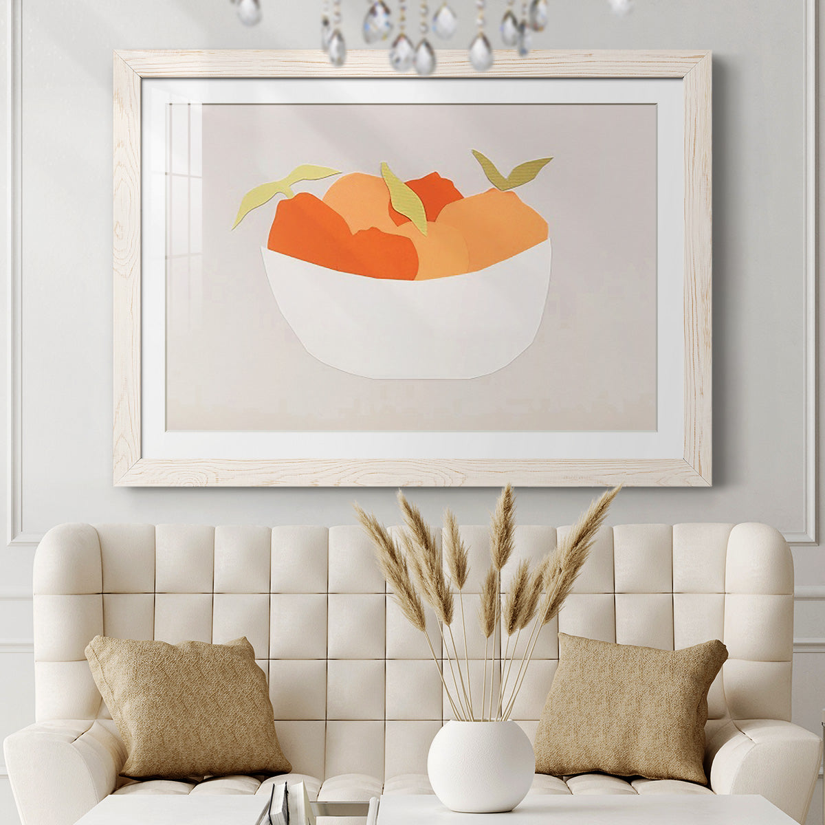 Sumo Citrus II - Barnwood Framed Art Print