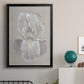 White Iris I - Modern Framed Canvas Print