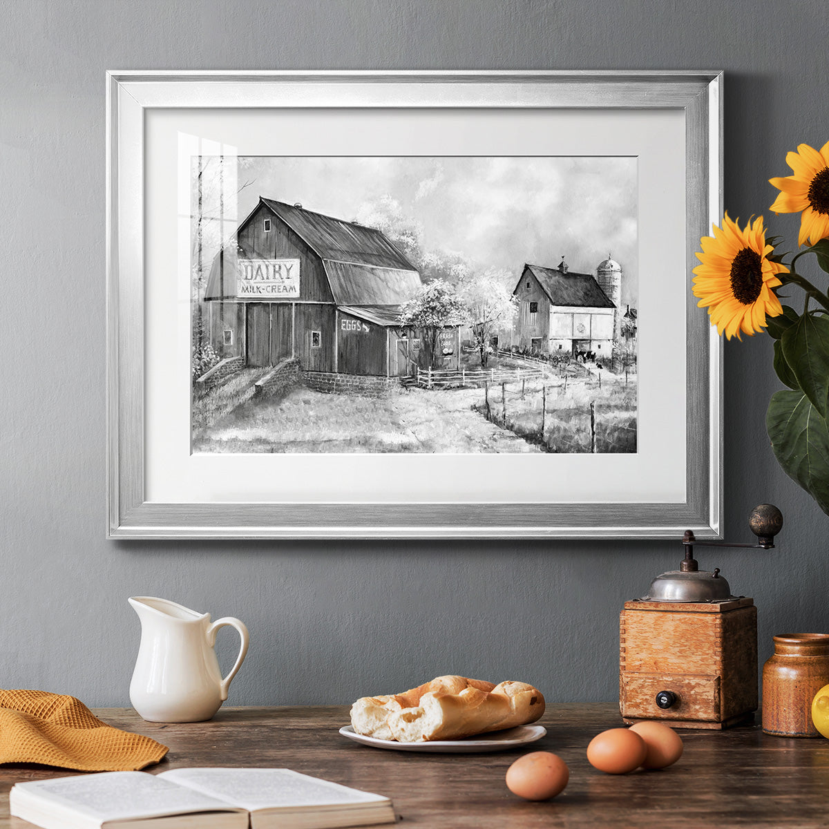 Day at the Farm Premium Framed Print - Ready to Hang