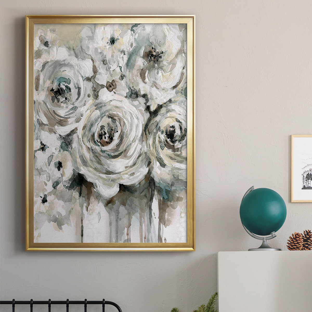 Soft Fragrance II - Modern Framed Canvas Print