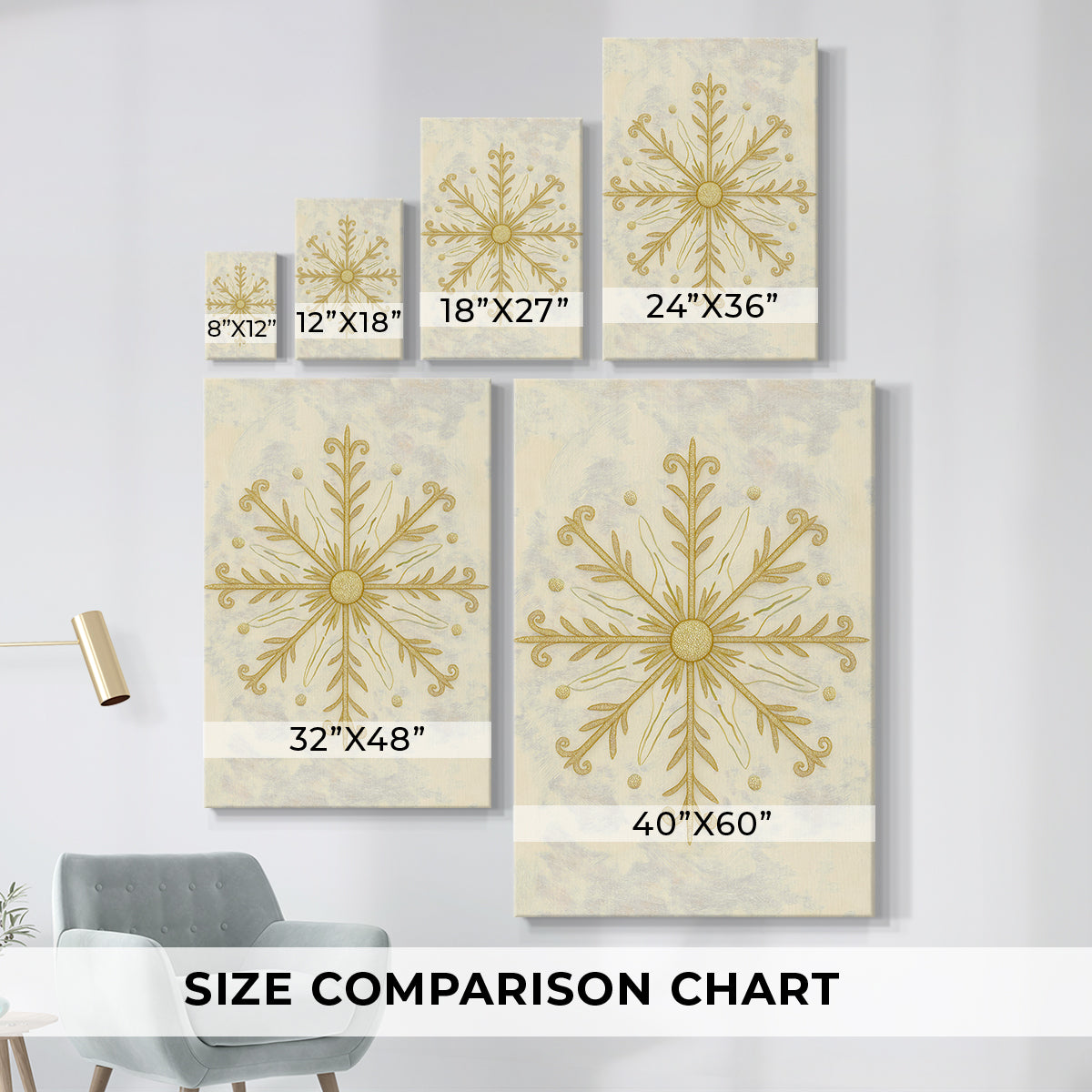 Gilded Star Village - Canvas Art Print