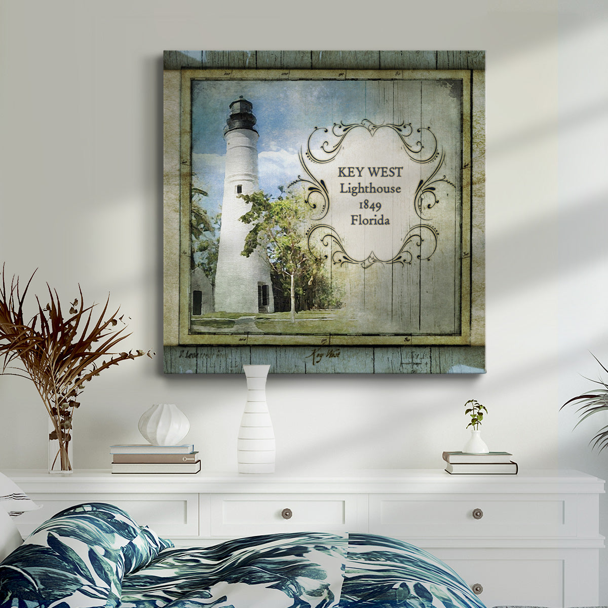 Florida Lighthouse VI-Premium Gallery Wrapped Canvas - Ready to Hang