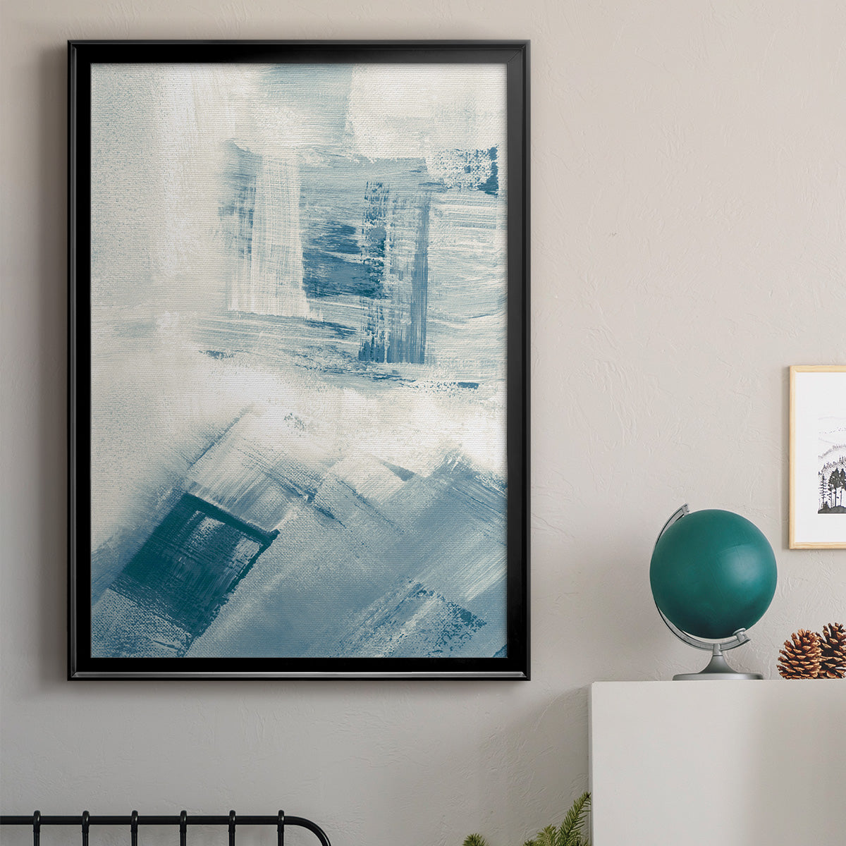 Wind Blown II - Modern Framed Canvas Print