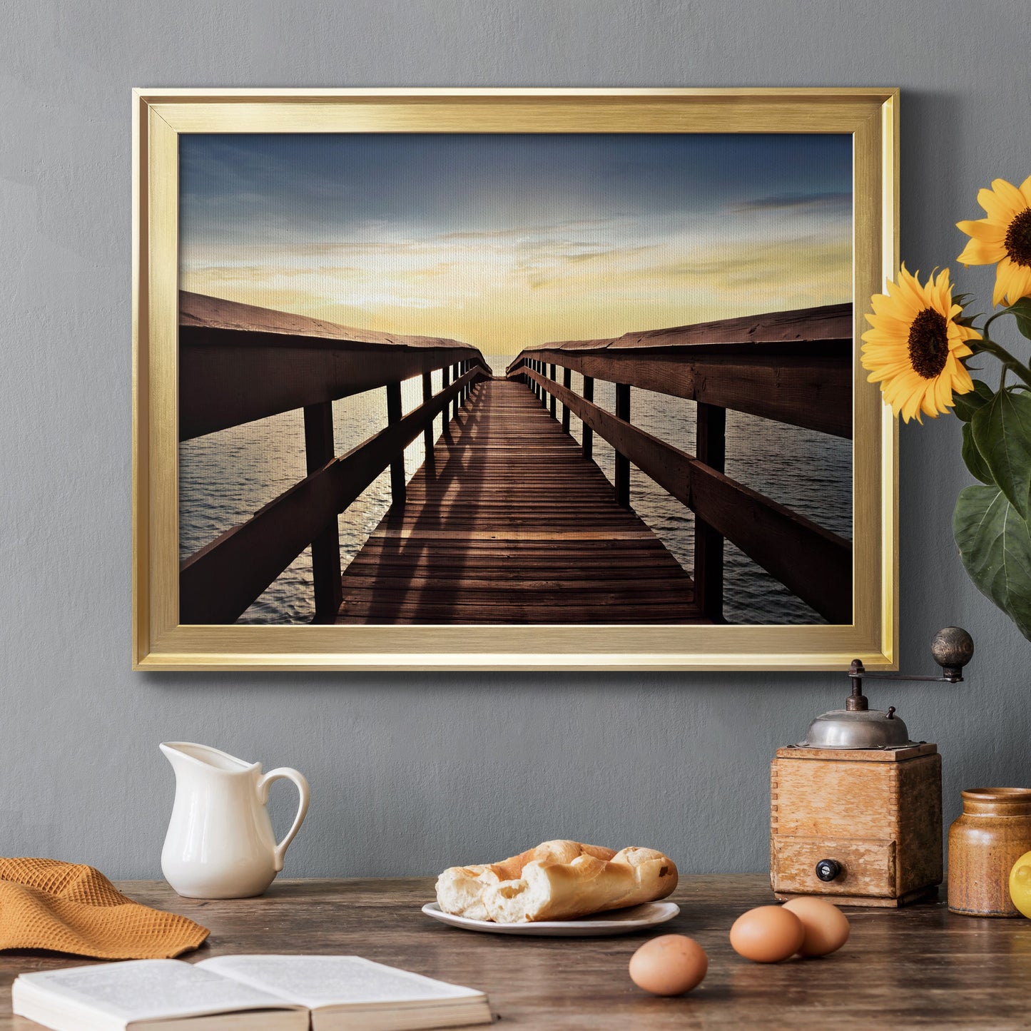 Naples Cove Premium Classic Framed Canvas - Ready to Hang