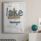 Lake Calls Me - Modern Framed Canvas Print