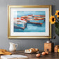 Primary Boats II - Modern Framed Art Print