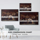 Funeral Feast, 1854 - Floater Framed Canvas Print