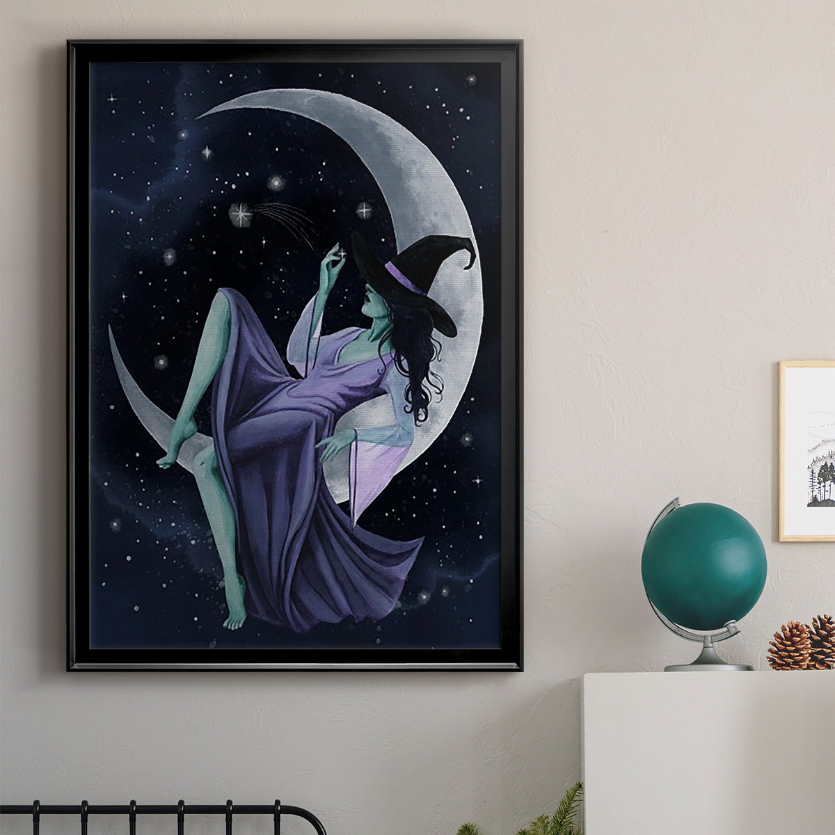 Star Sorceress I - Modern Framed Canvas Print