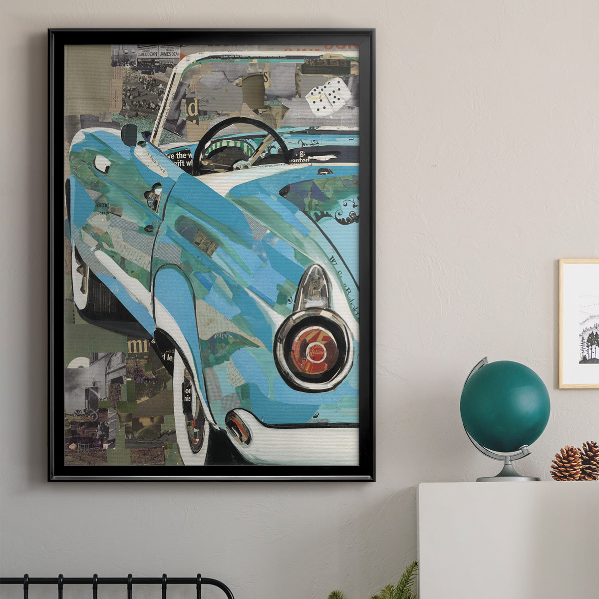 Thunderbird - Modern Framed Canvas Print