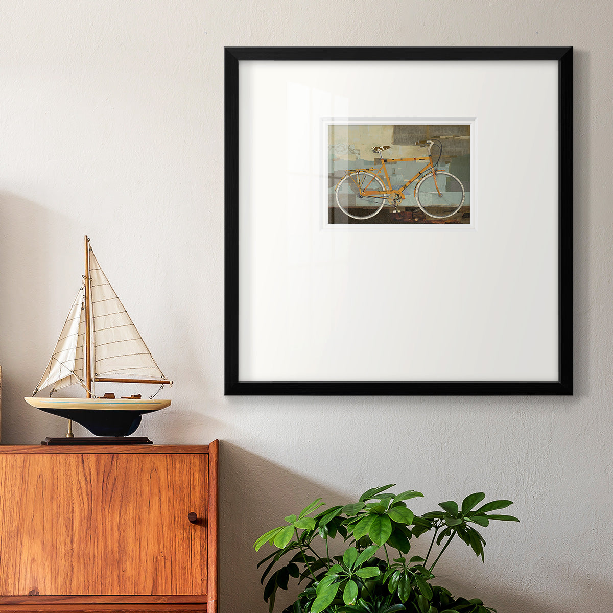 The Musician- Premium Framed Print Double Matboard