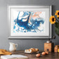 Dancing Blue I Premium Framed Print - Ready to Hang