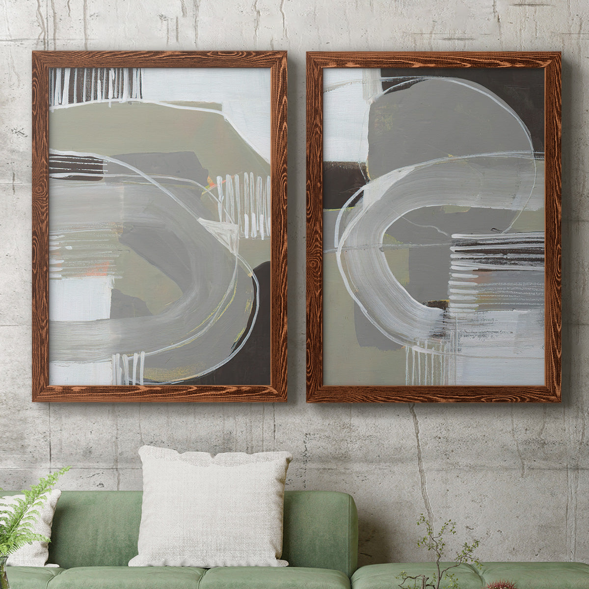 Arching Neutrals I - Premium Framed Canvas - Ready to Hang