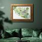 Succulent Field II - Ornate Framed Canvas Print