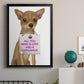 Love and Chihuahua - Modern Framed Canvas Print