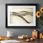 Catching a Metallic Wave - Modern Framed Art Print