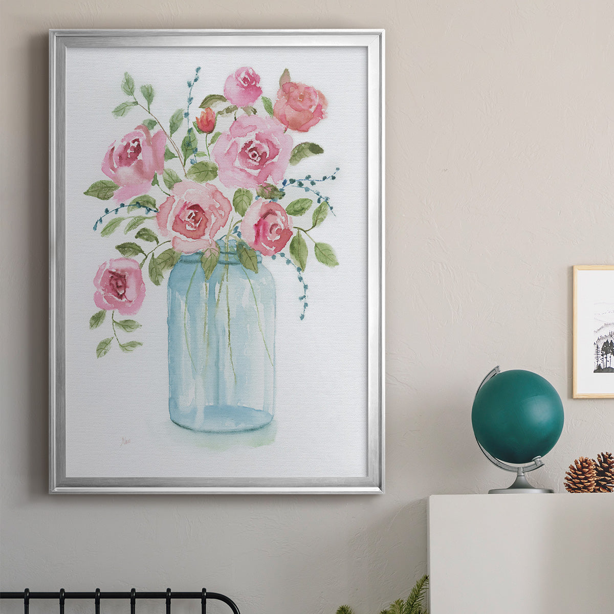 Adorable I - Modern Framed Canvas Print