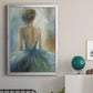 Lady in Blue -  Framed Canvas Print