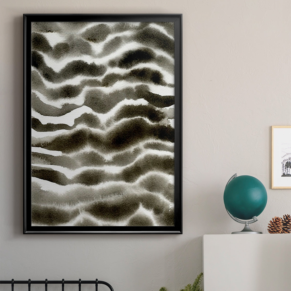 Jungle Stripe I - Modern Framed Canvas Print