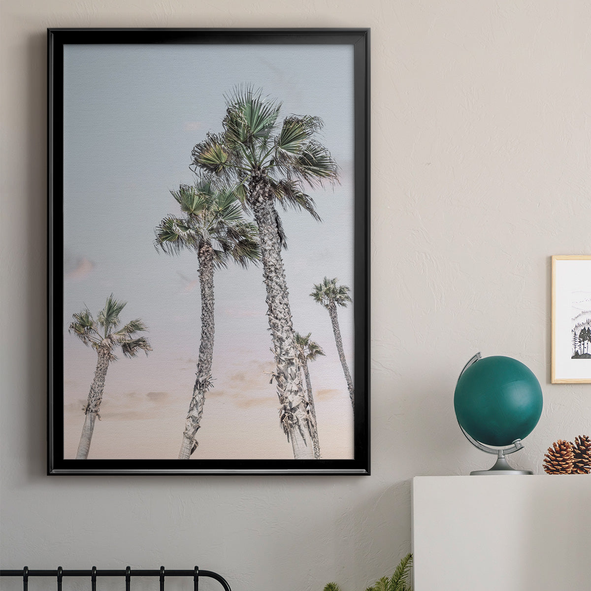 Palms Up - Modern Framed Canvas Print
