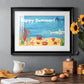 Cute Sea Creatures I - Modern Framed Art Print