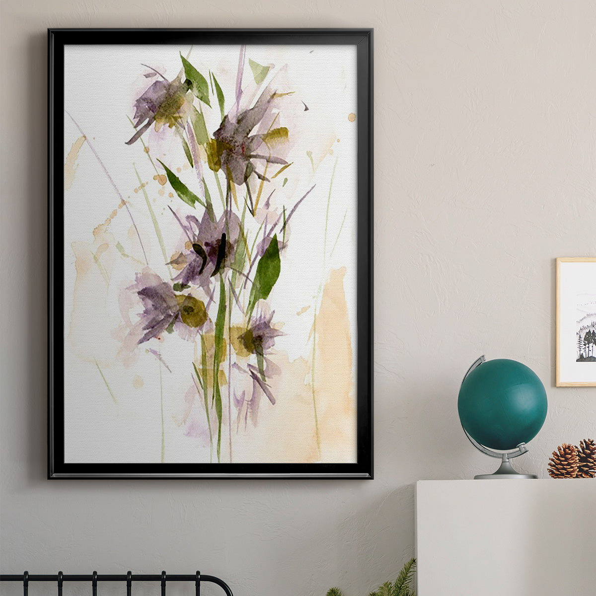 After Rain III - Modern Framed Canvas Print