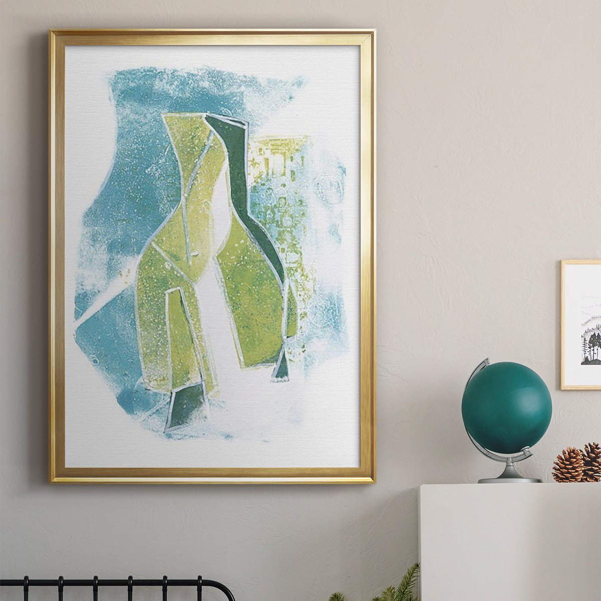 Jubilee Jugs III - Modern Framed Canvas Print