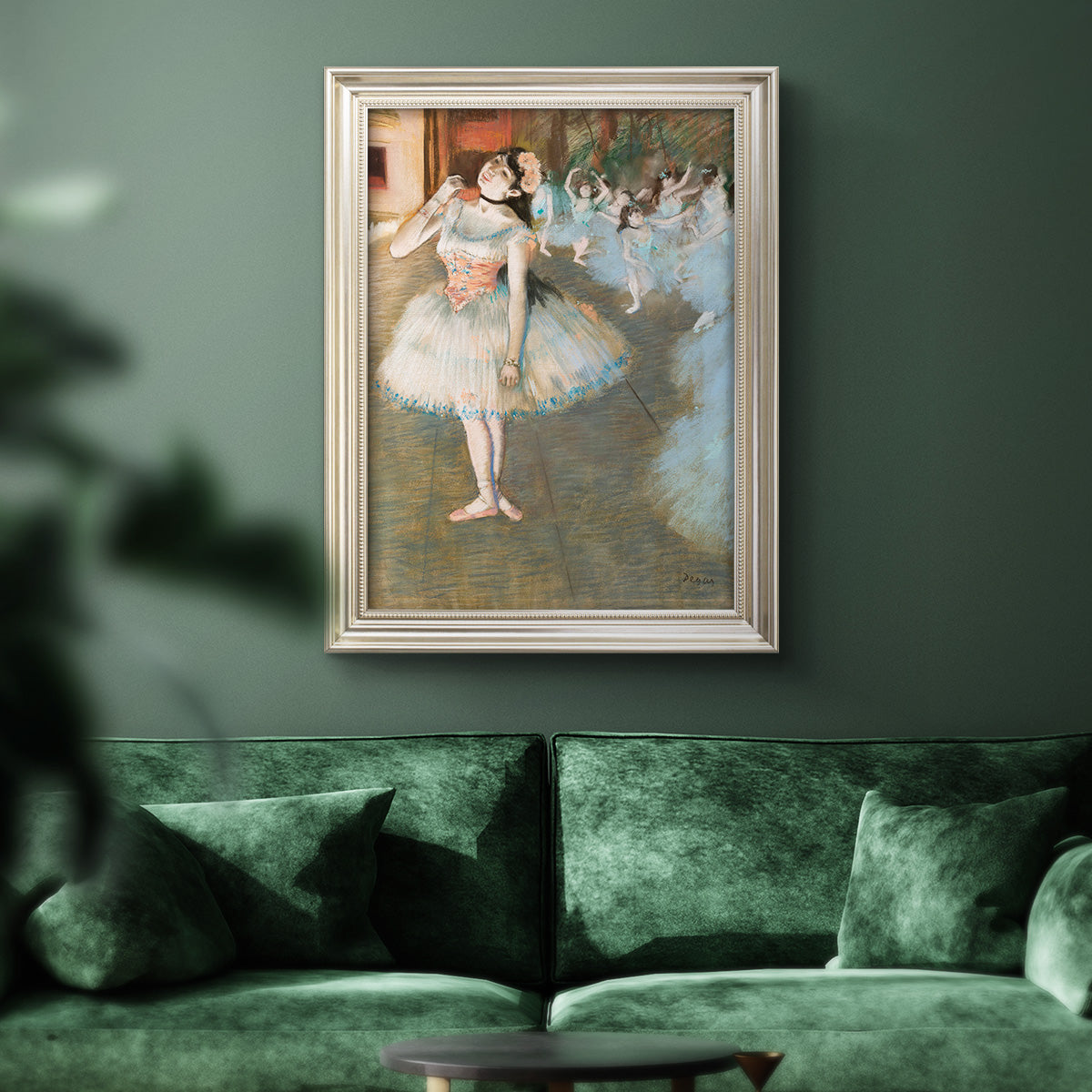 The Star - Ornate Framed Canvas Print