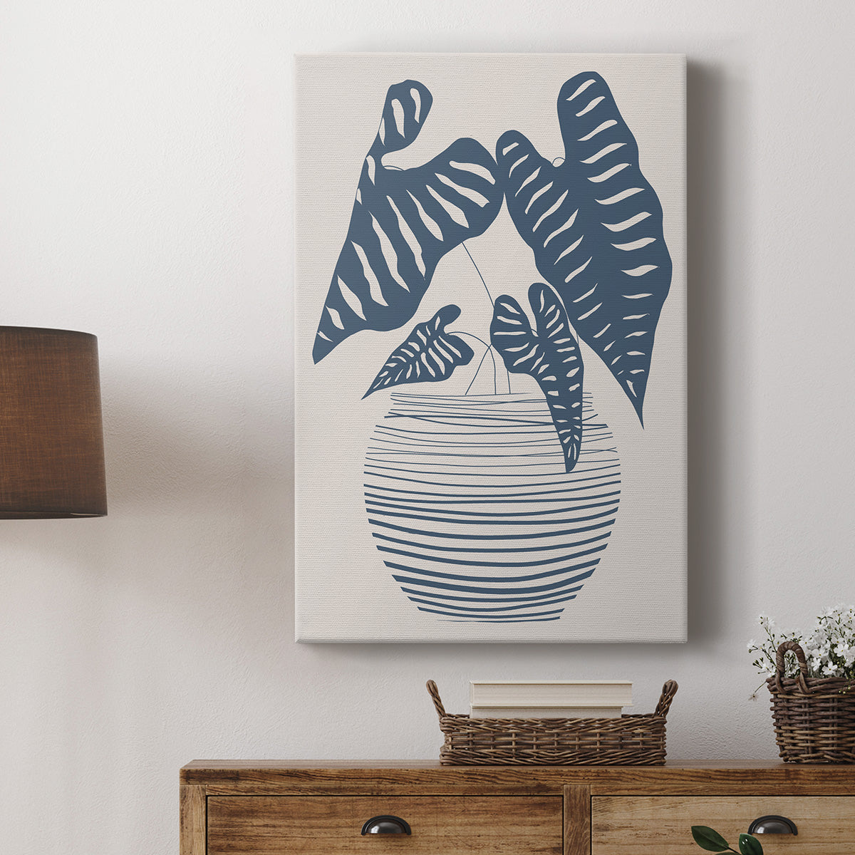 Wired in Monochrome I - Canvas Art Print