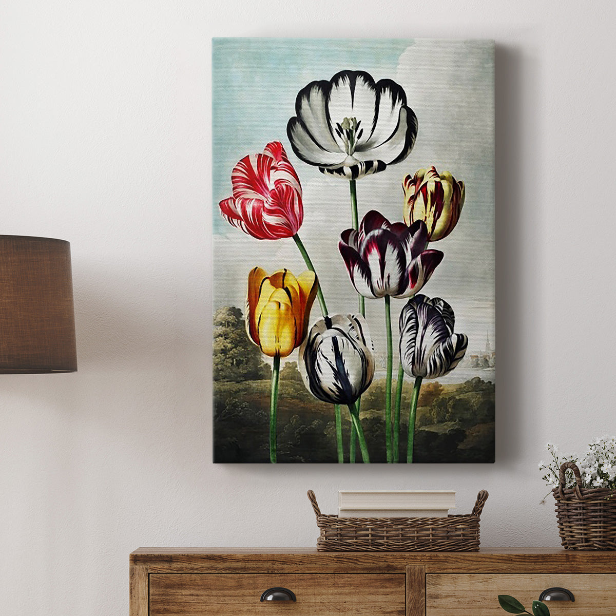 Temple of Flora VI - Canvas Art Print