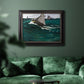 The Green Wave - Ornate Framed Canvas Print