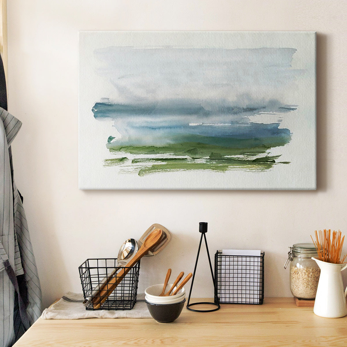 Coastline Splash III Premium Gallery Wrapped Canvas - Ready to Hang