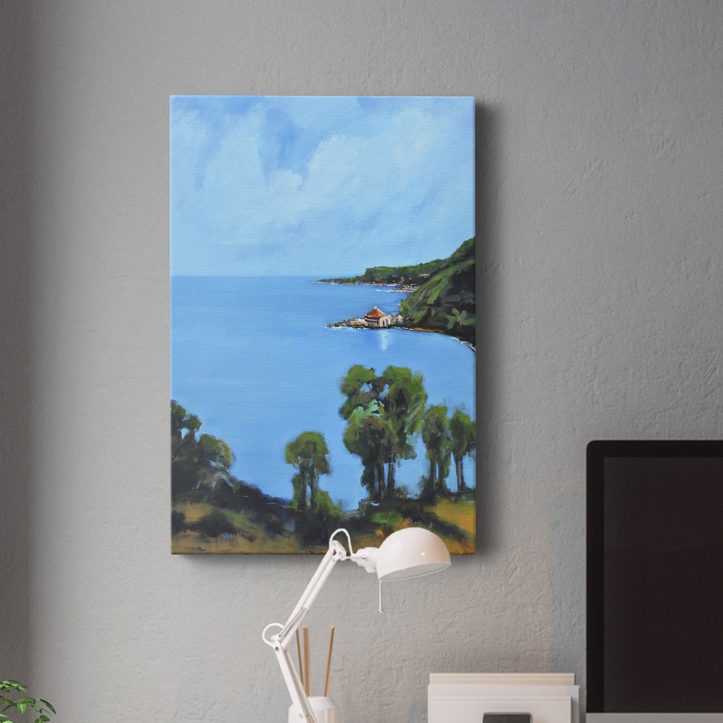 Harbor Side III Premium Gallery Wrapped Canvas - Ready to Hang